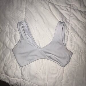 Crop Shop Boutique Sports Bra White